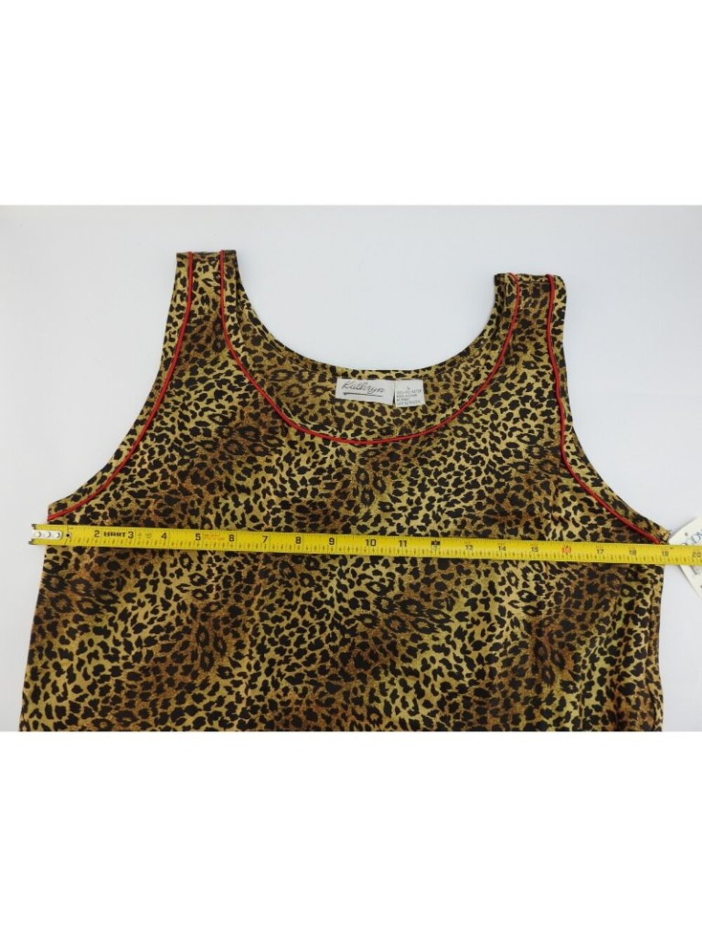 Kathryn Leopard Print Lounge Pajama Set Womens Large NWT Matching Set Tank Top - Picture 6 of 8